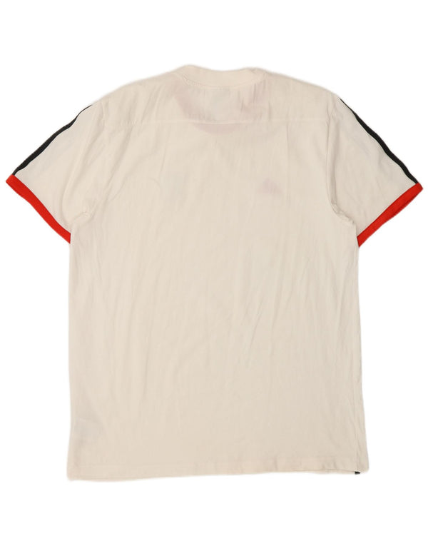 Adidas Kortærmet T-shirt top til mænd Stor hvid bomuld