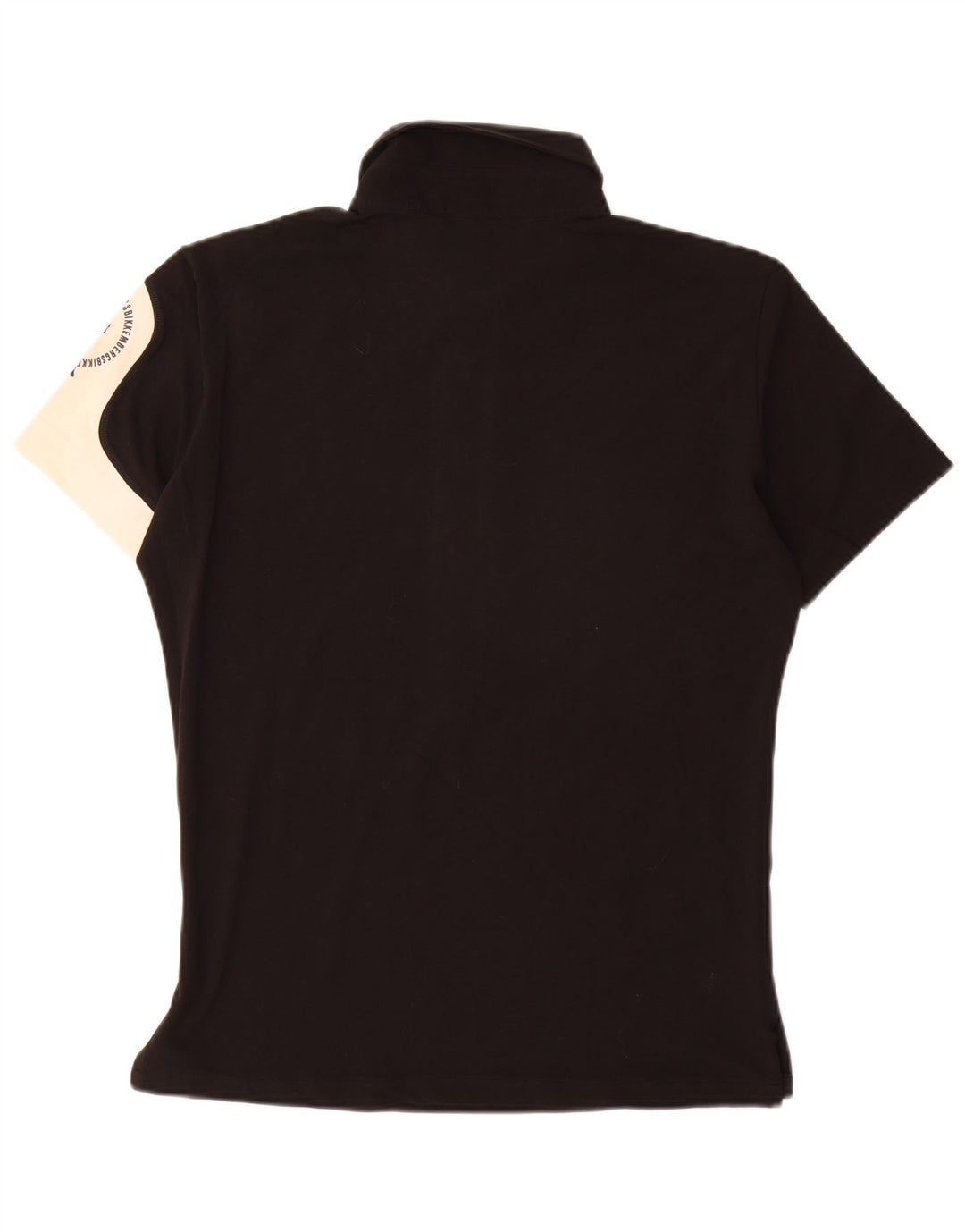 BIKKEMBERGS Poloshirt til mænd Medium Sort Colourblock Bomuld