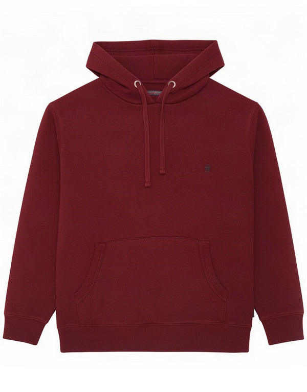 French Connection Herre hættetrøje Jumper Large Burgundy Cotton