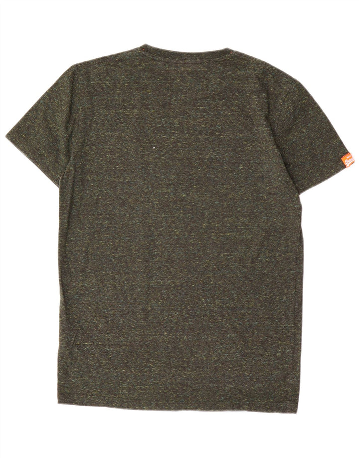 Superdry Herre T-shirt Top Medium Khaki Flecked Bomuld