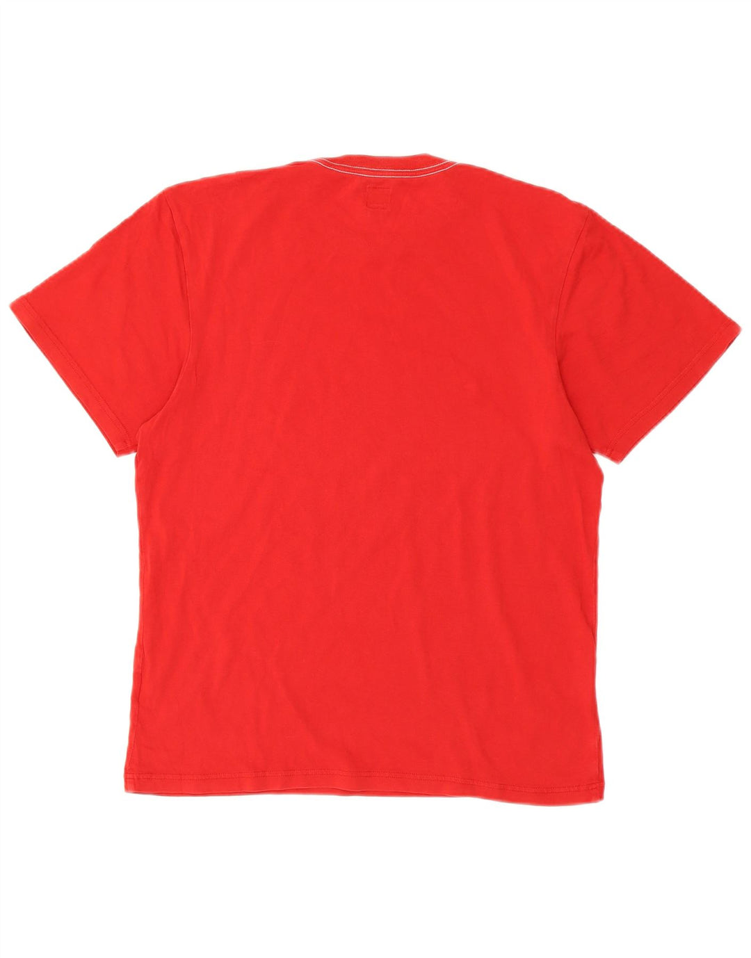 Adidas Herre grafisk T-shirt Top Medium Rød Bomuld
