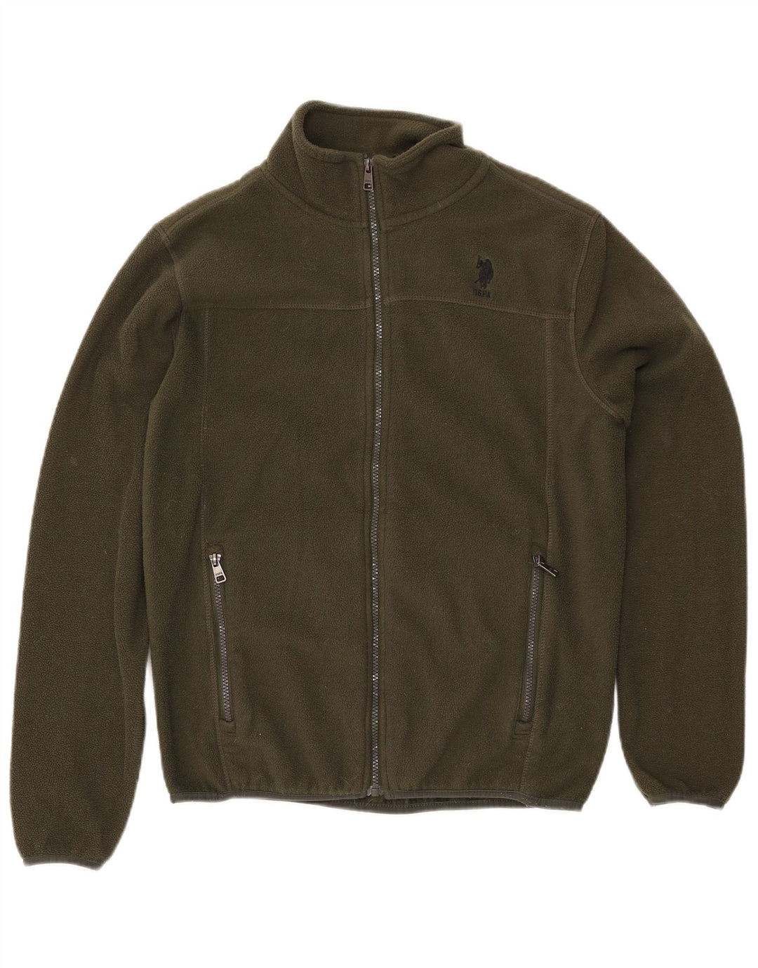 U.S. POLO ASSN. Herre fleecejakke lille Khaki Polyester
