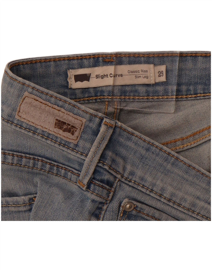 LEVI'S Dame Slight Curve Classic Rise Slim Jeans W29 L28 Blå