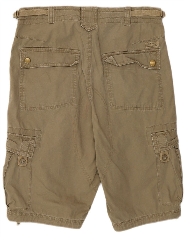 H&M Herre Cargo Shorts W32 Medium Khaki
