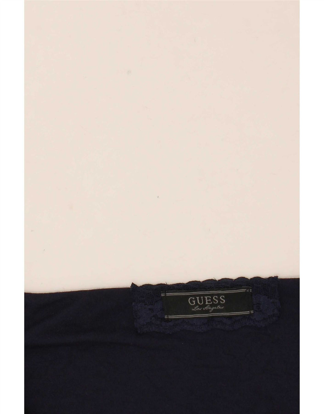 Guess Dame ærmeløs bluse Top UK 8 Small Navy Blue