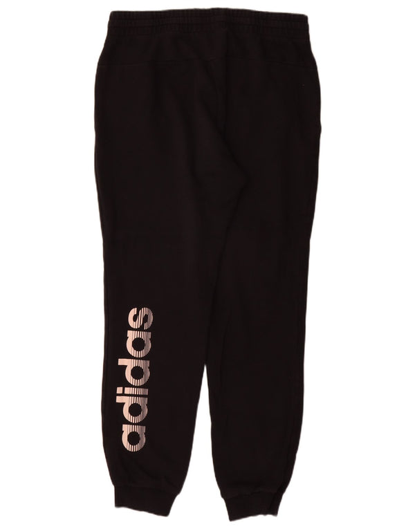 Adidas Dame Grafisk træningsdragt Bukser Joggers UK 16/18 Large Black