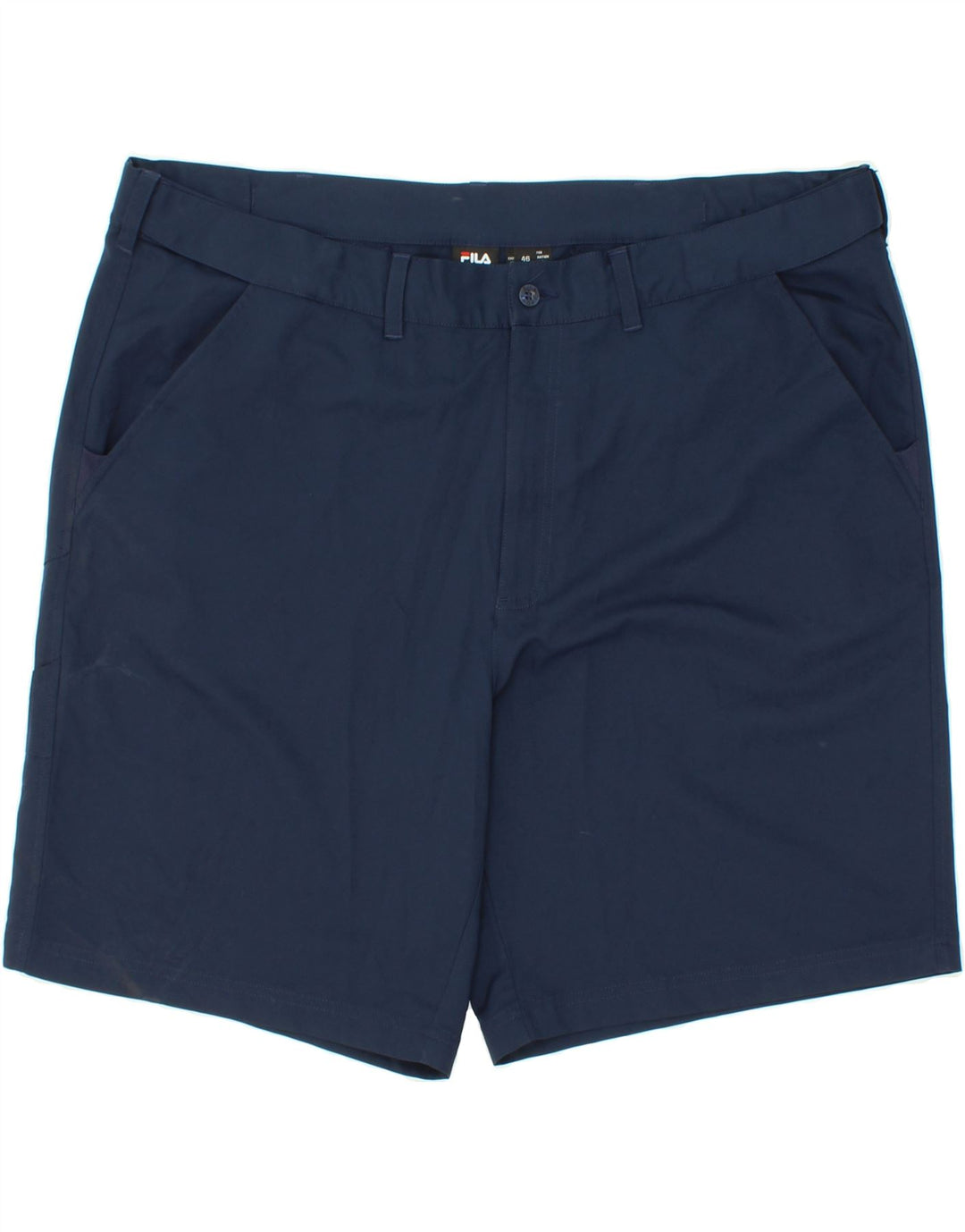 FILA Herre Golf Chino Shorts W46 3XL Navy Blue Polyester