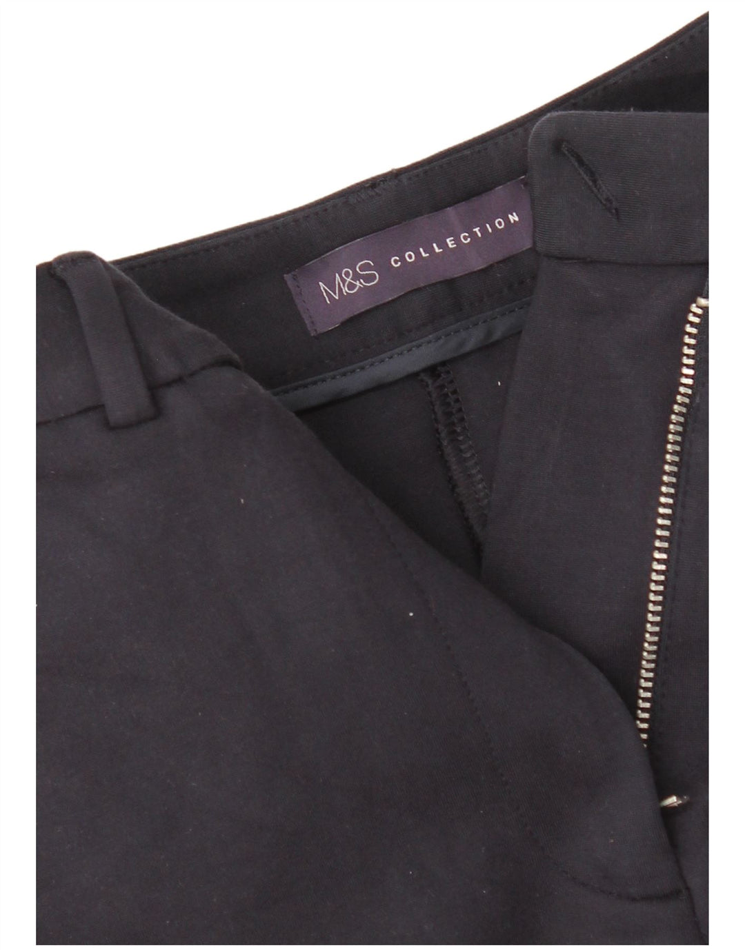 Marks & Spencer Dame Slim Suit Bukser W26 L26 Marineblå