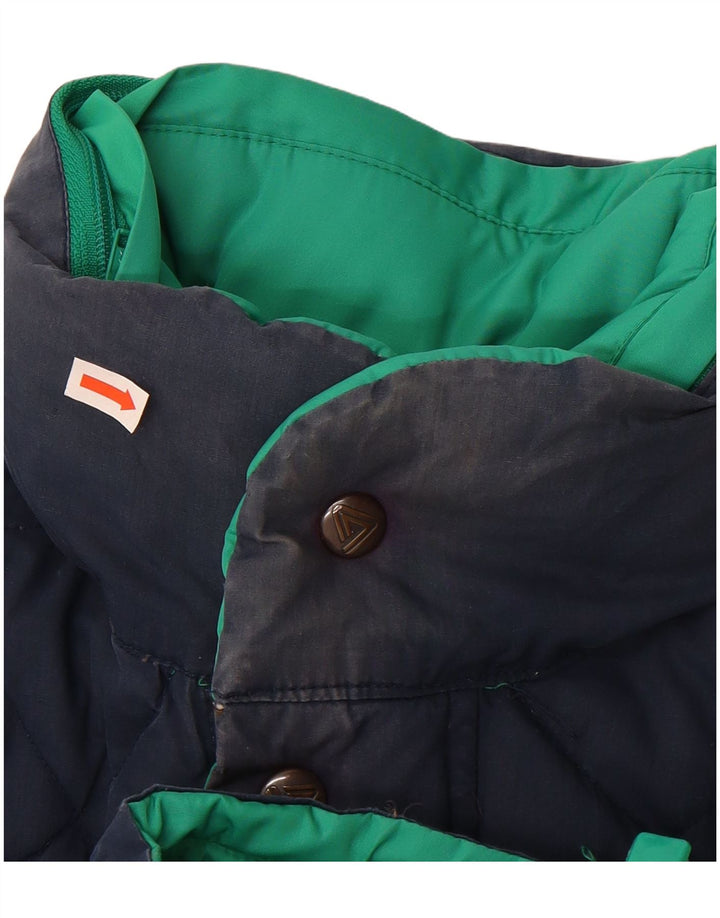DOLOMITE Mens Hooded Reversible Padded Jacket UK 30 3XS Green Polyester