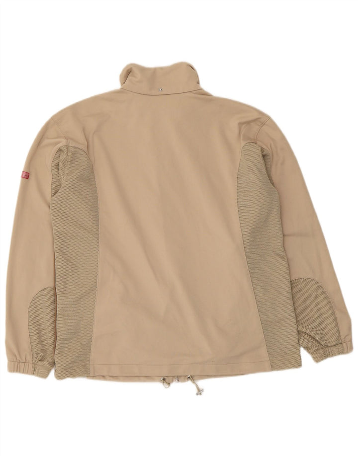 Diadora Womens Oversized træningsdragt Topjakke UK 10 Small Beige Colourblock