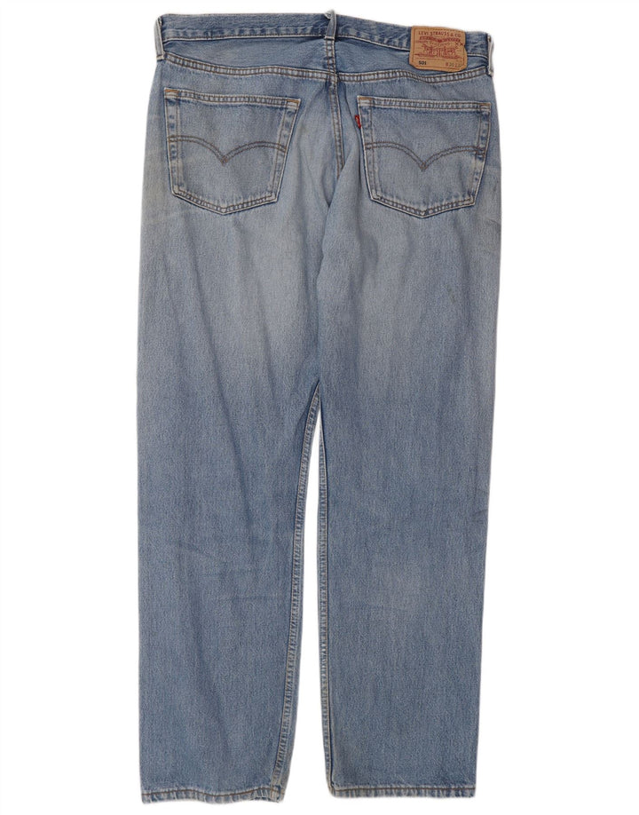 Levi's Straight Jeans til mænd W38 L32 blå bomuld