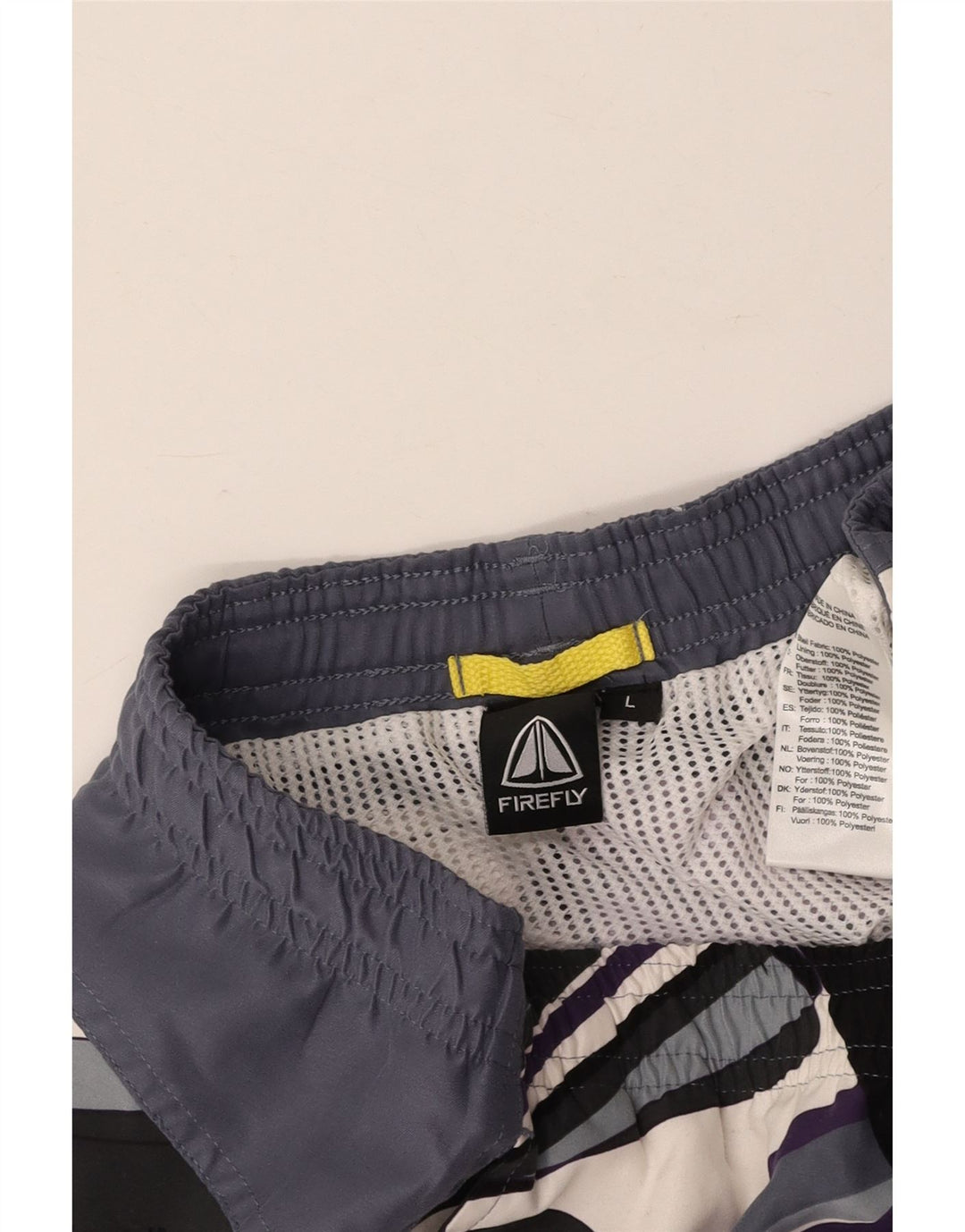 FIREFLY Badeshorts til mænd store flerfarvede geometriske polyester