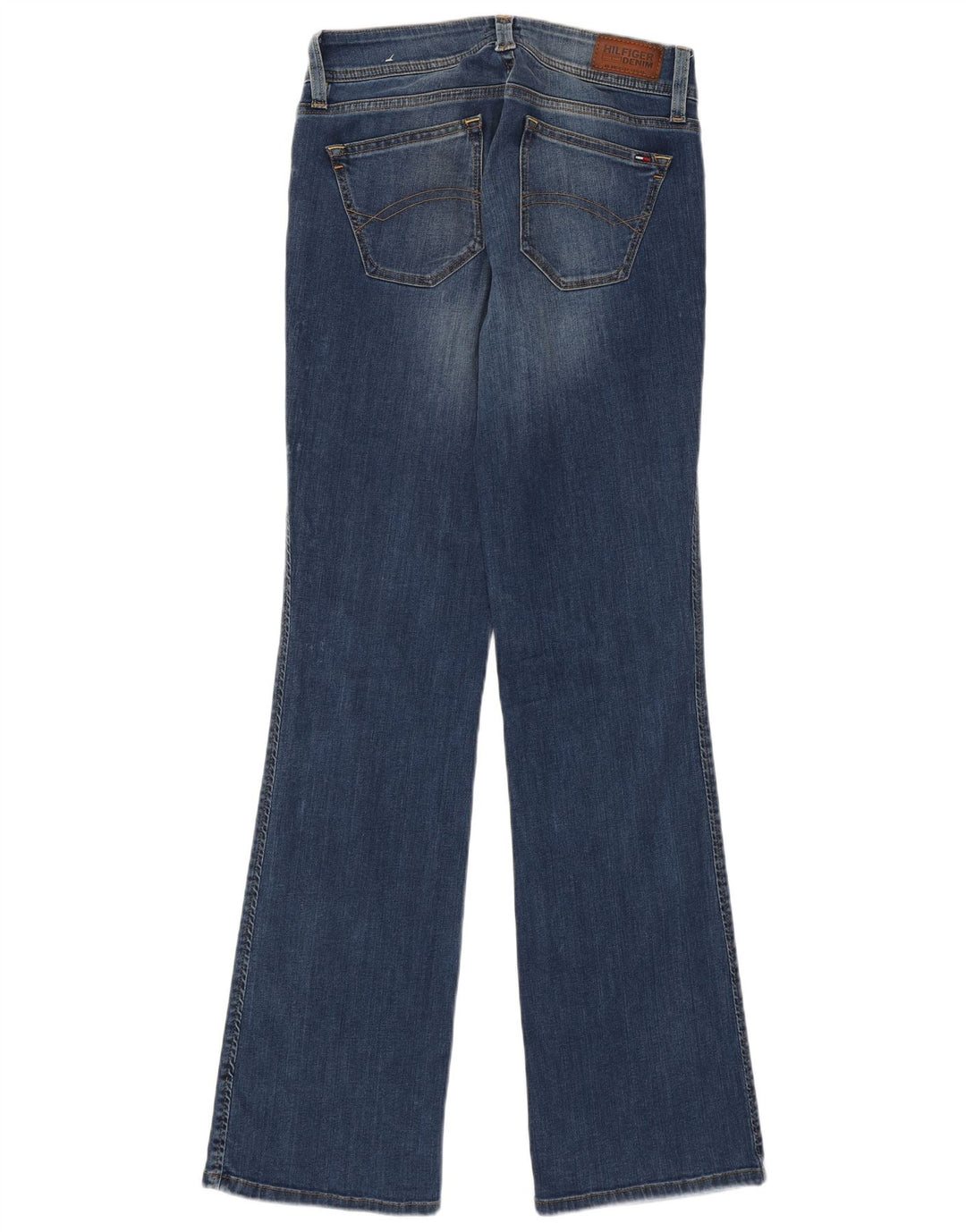 Tommy Hilfiger Dame Bootcut Jeans W28 L32 Blå Bomuld