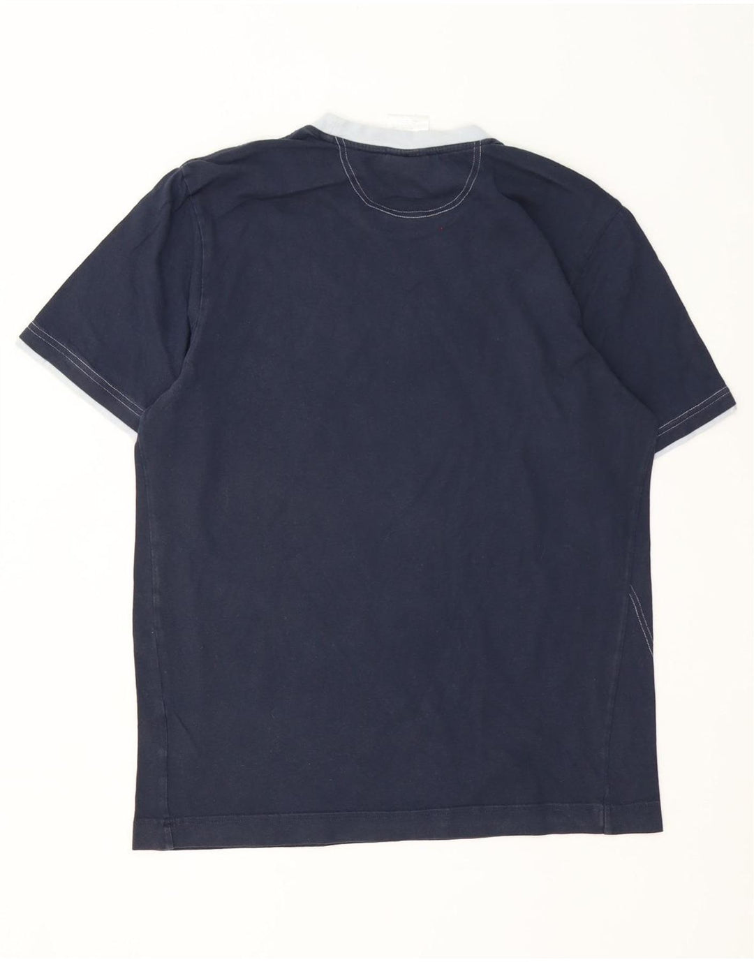 Adidas Herre grafisk T-shirt Top Medium Marineblå Bomuld