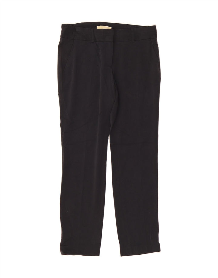 MICHAEL KORS Womens Slim Chino Trousers US 4 Small W32 L29 Black Polyester Vintage Michael Kors and Second-Hand Michael Kors from Messina Hembry 