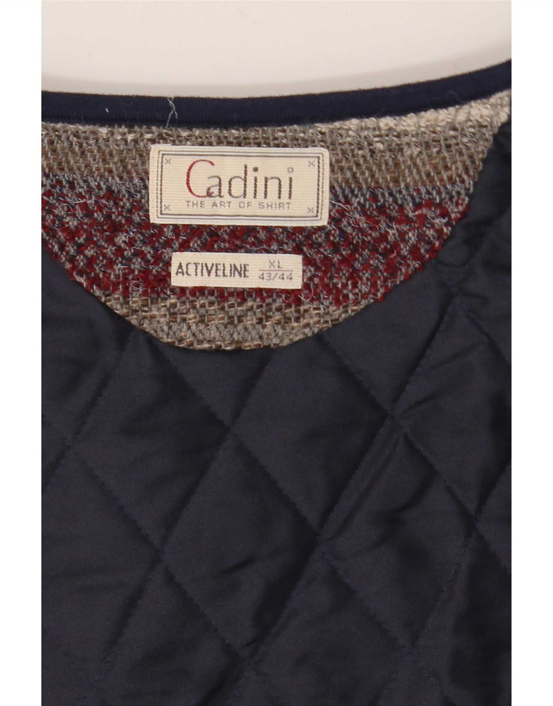 Cadini Herre Strik Gilet UK 43/44 XL Flerfarvet Stribet