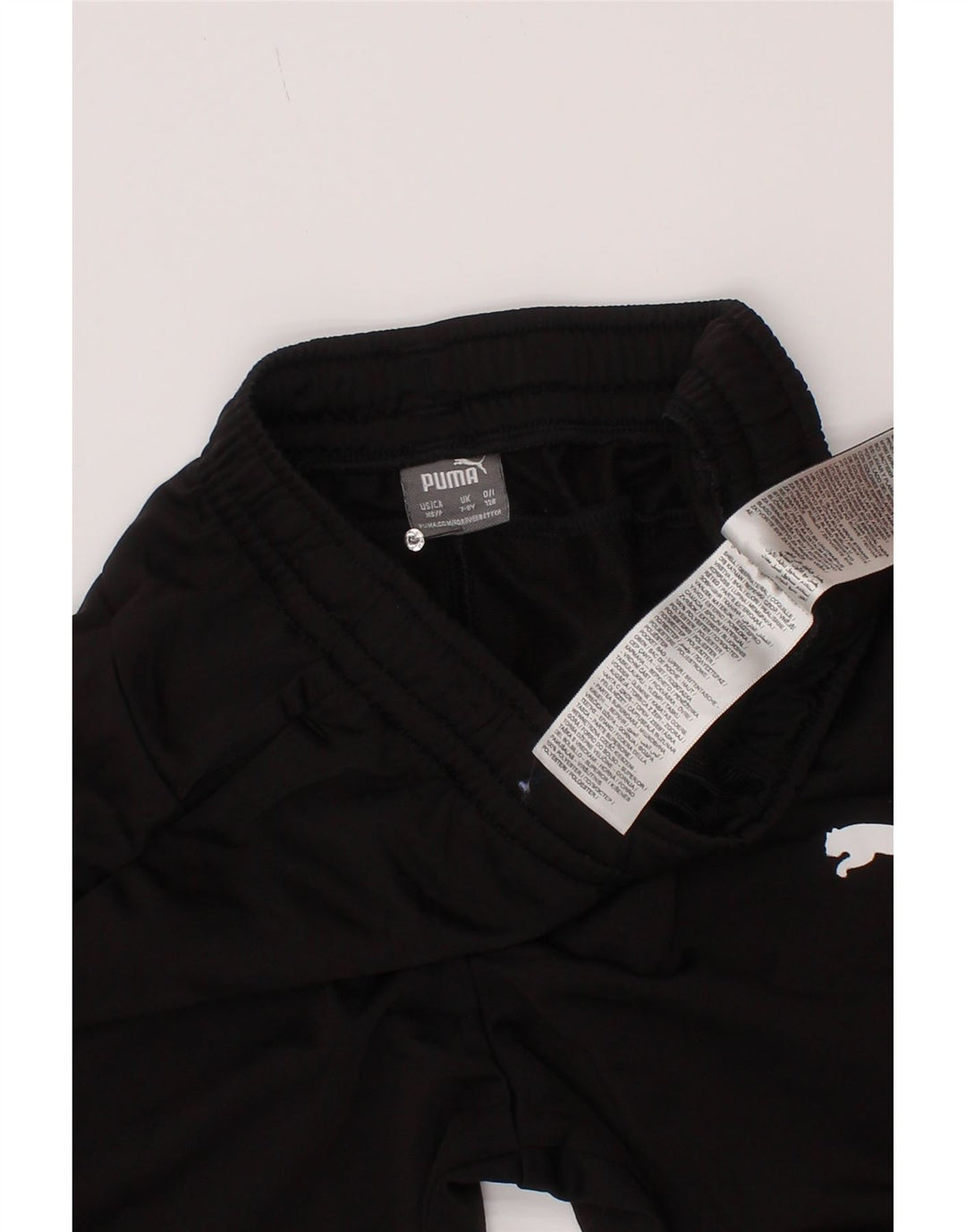 Puma Boys træningsbukser 7-8 år Sort polyester