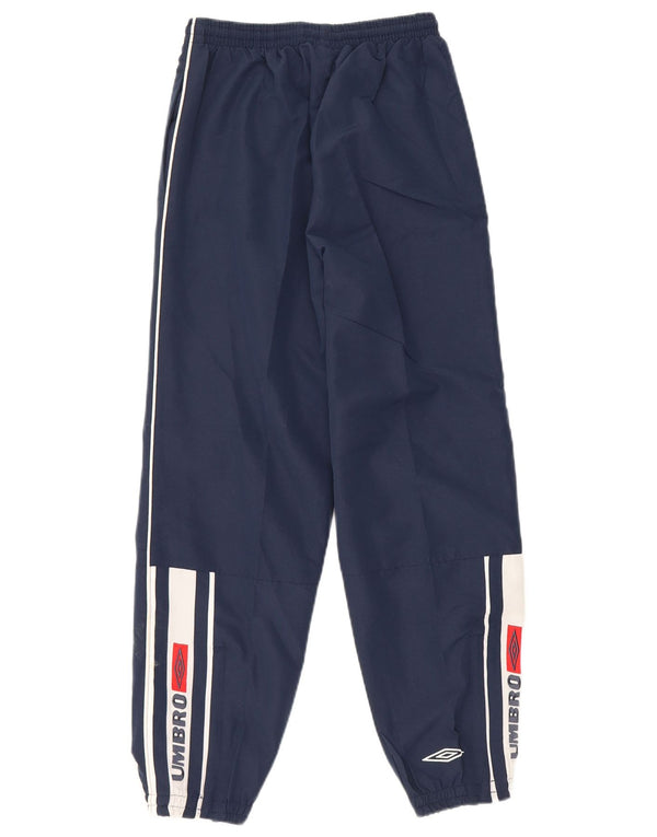 Umbro Boys Træningsdragt Bukser Joggers 10-11 År Navy Blue Colourblock