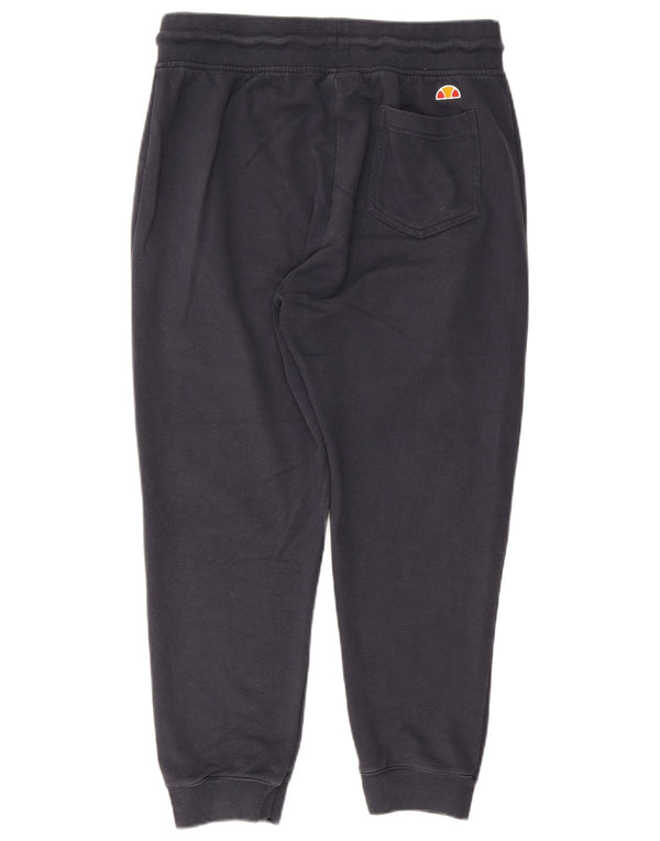 Ellesse Herre Grafisk træningsdragt Bukser Joggers Large Navy Blue Bomuld
