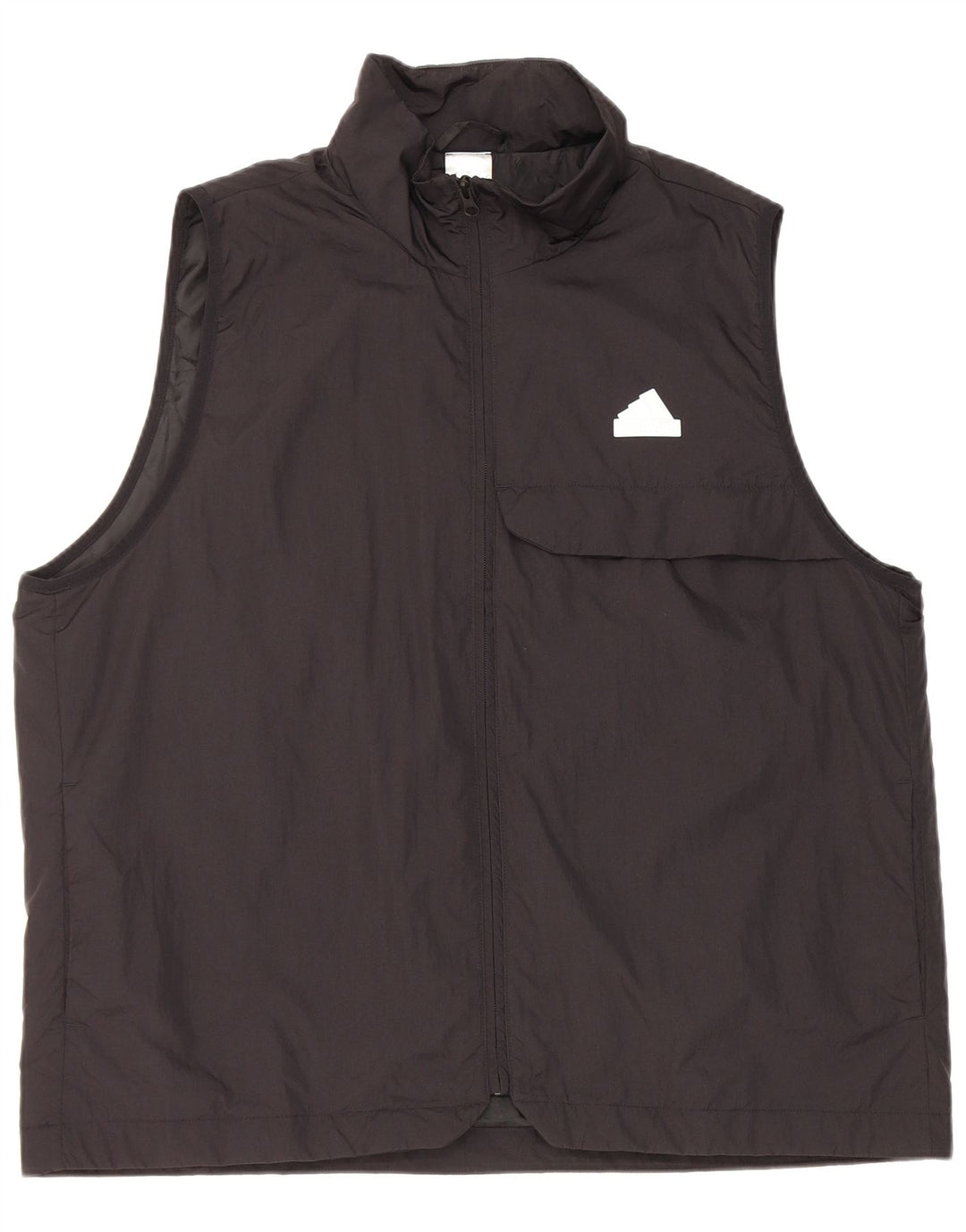 Adidas Herre Utility Gilet UK 40 Large Black Nylon