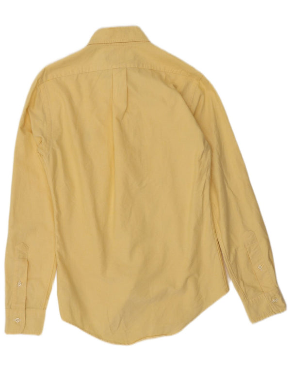 Ralph Lauren Herre Slim Fit skjorte XS Gul bomuld