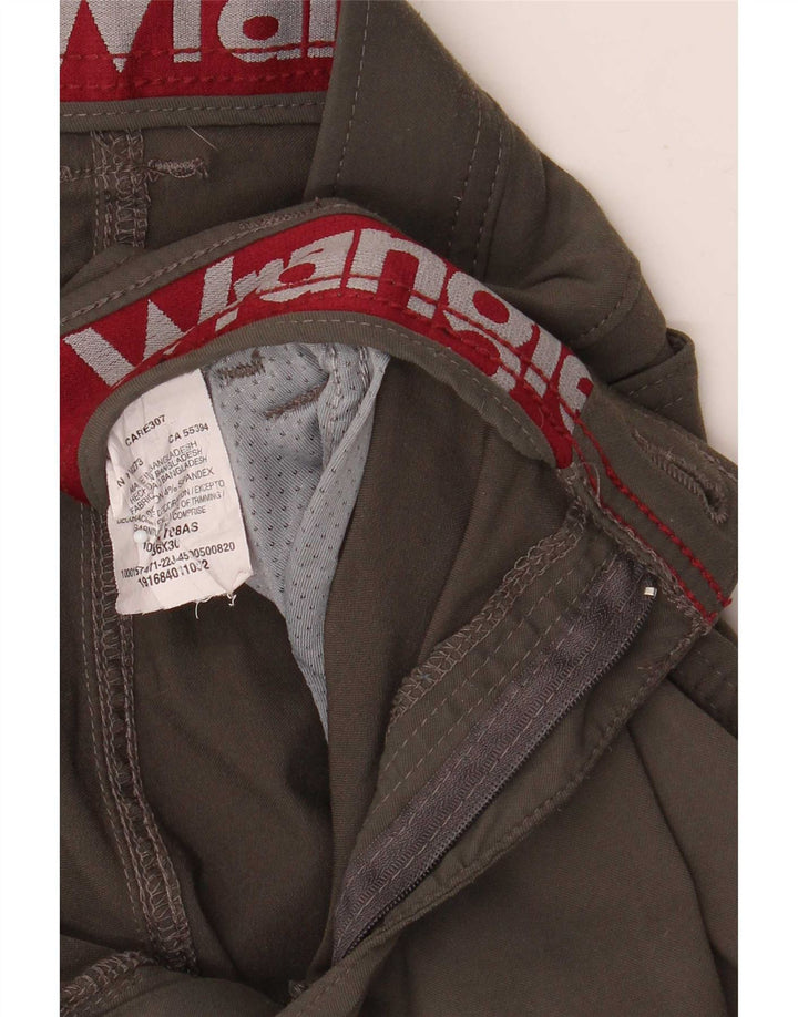 Wrangler Herre Slim Cargo Bukser W36 L30 Grå Nylon