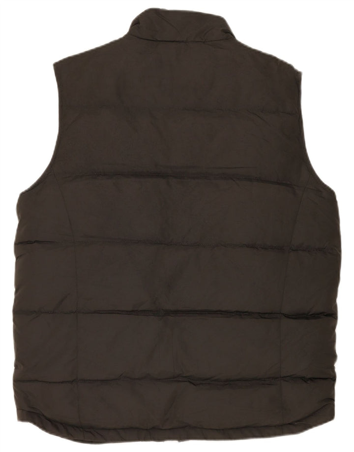 John Lewis Herre polstret Gilet UK 38 Medium Khaki Nylon
