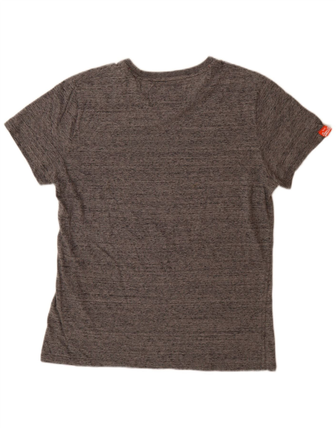 Superdry T-shirt top mellem grå bomuld til mænd