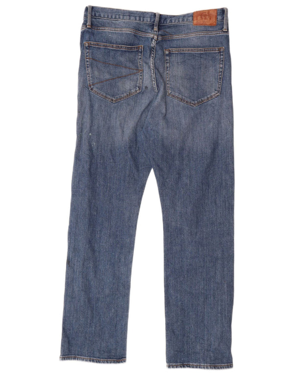 Marks & Spencer Herre Blue Harbor Straight Jeans W34 L31 Bomuld