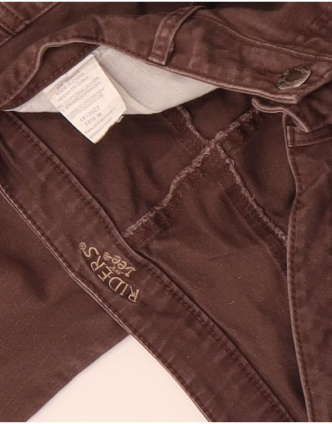 LEE Womens Riders Bermuda Shorts US 18 XL W40 Brun Bomuld