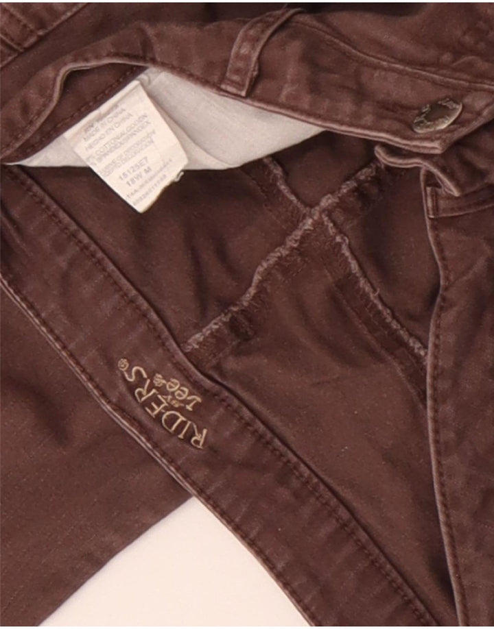 LEE Womens Riders Bermuda Shorts US 18 XL W40 Brun Bomuld