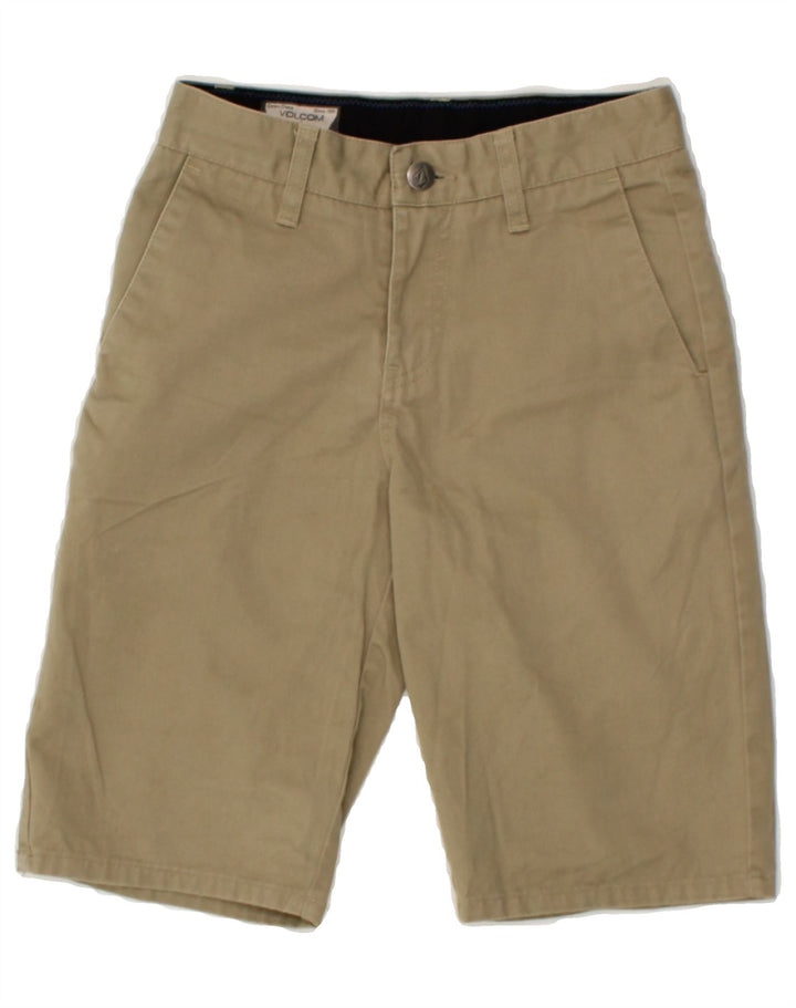 VOLCOM Boys Chino Shorts 7-8 Years W24 Grey Cotton Vintage Volcom and Second-Hand Volcom from Messina Hembry 