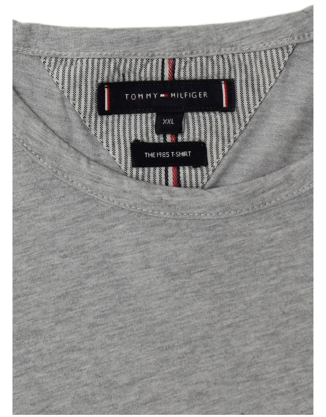 Tommy Hilfiger Herre T-Shirt Top 2XL Grå