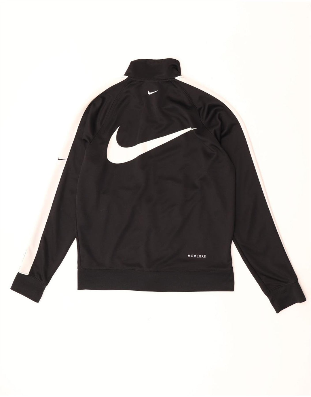 Nike Herre Swoosh Grafisk træningsdragt Topjakke Medium Sort Colourblock