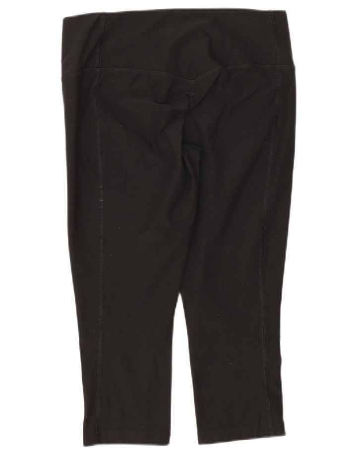 Nike Dame Dri Fit Capri Leggings UK 12 Medium Sort