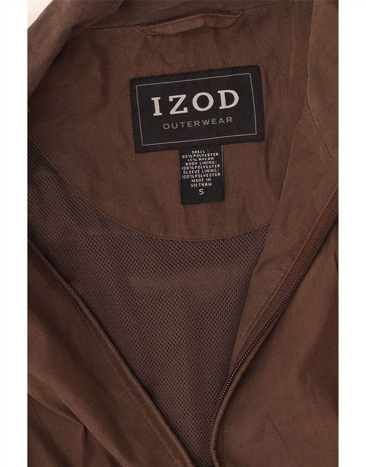 Izod Bomberjakke til mænd UK 36 Lille brun polyester