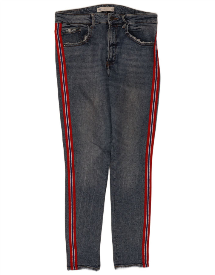 Zara Dame Skinny Jeans EU 40 Medium W30 L28 Blå