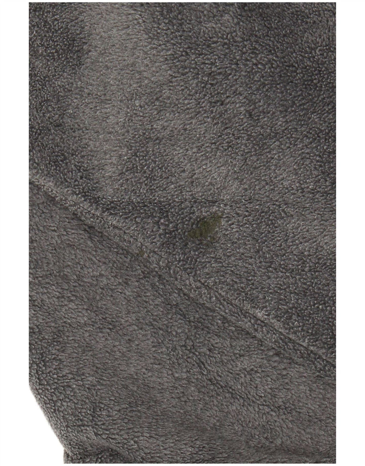 REEBOK Herre Button Neck Fleece Jumper Medium Grå Polyester