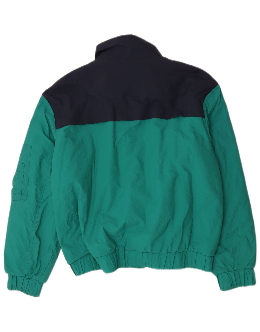 Tommy Hilfiger Polstret Bomberjakke til mænd UK 36 Small Green Colourblock