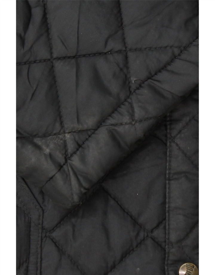 SINFUL Mens Quilted Jacket UK 42 XL Black Vintage Sinful and Second-Hand Sinful from Messina Hembry 