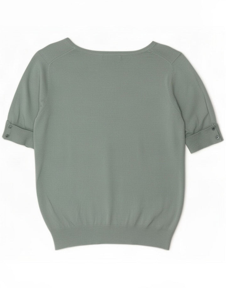 Marks & Spencer Damebluse Top UK 16 Large Green Viscose