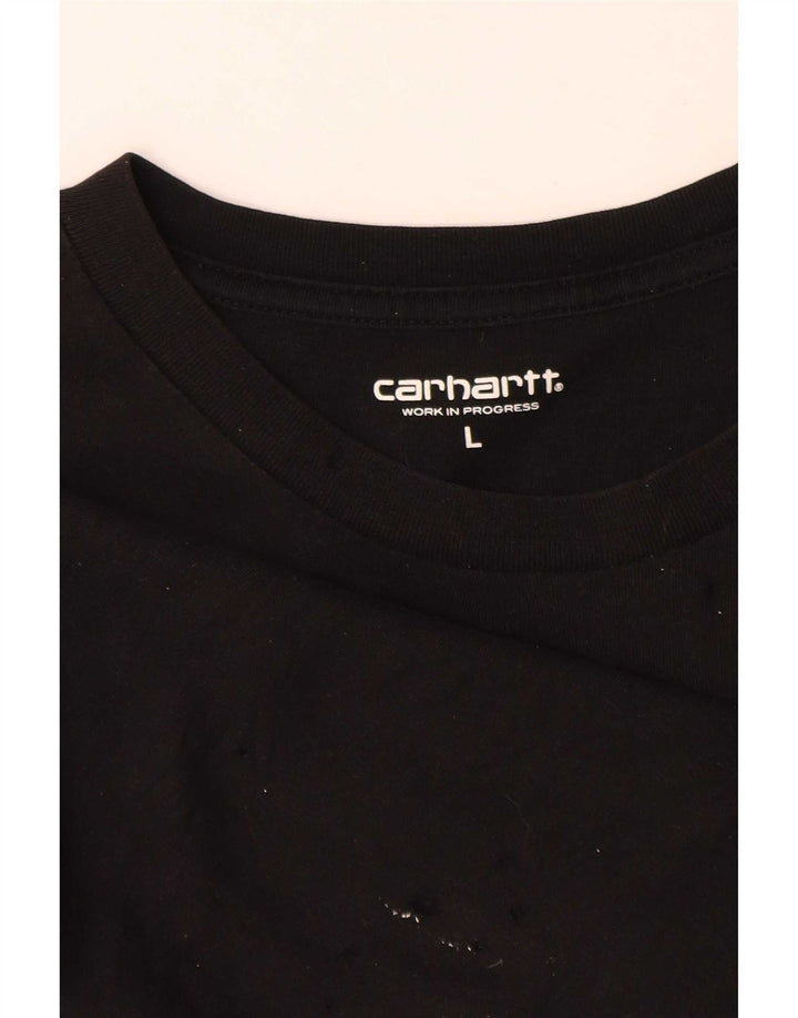 Carhartt Herre T-Shirt Top Stor Sort Bomuld