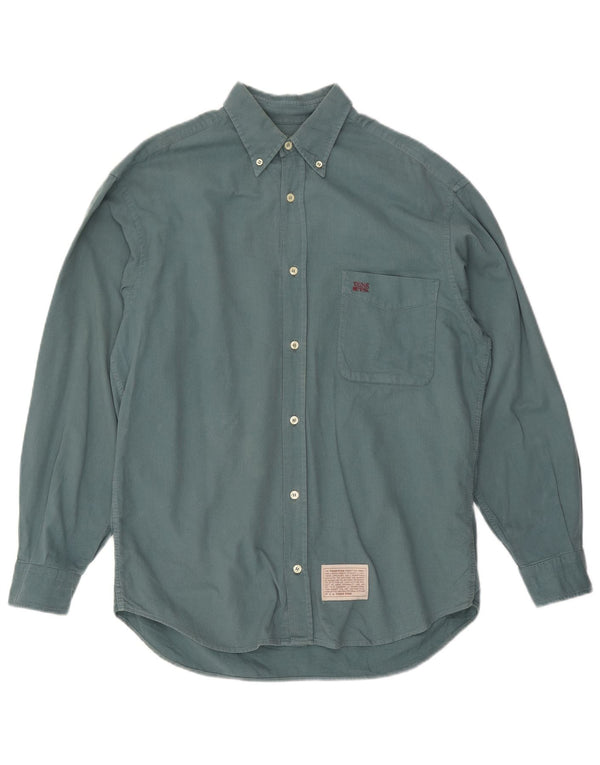 TÆNK PINK Herreskjorte Str. 39 15 1/2 Medium Grøn Bomuld