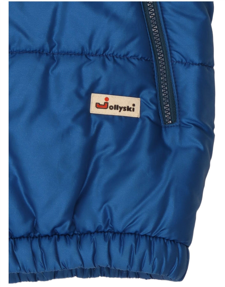 Vintage Skijakke til mænd UK 36 Small Off White Colourblock