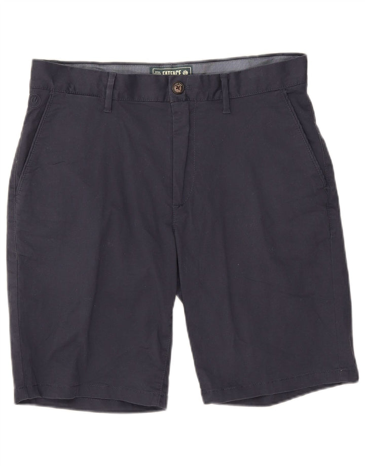 Fat Face Herre Chino Shorts W32 Medium Navy Blue Bomuld