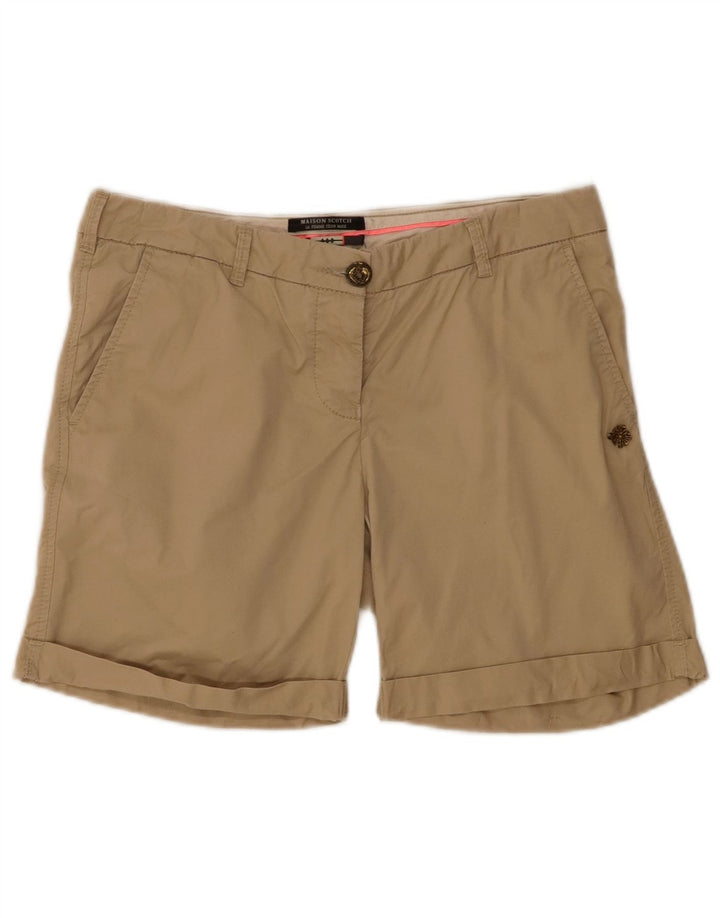 Maison Scotch Chino Shorts til kvinder W28 Medium Beige Bomuld
