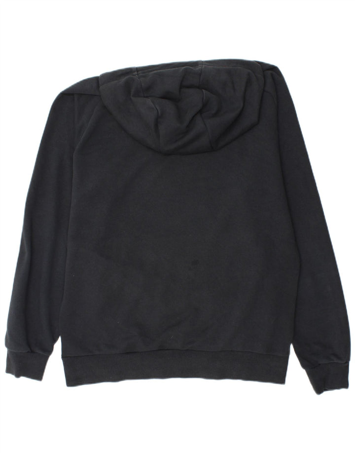 PUMA Grafisk hættetrøje til mænd mellem sort bomuld