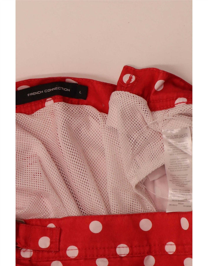 French Connection Svømmeshorts til kvinder UK 16 Large Red Polka Dot