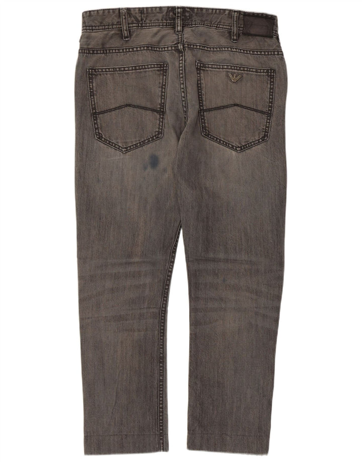 Armani Herre J15 Regular Fit Straight Jeans W32 L27 Grå