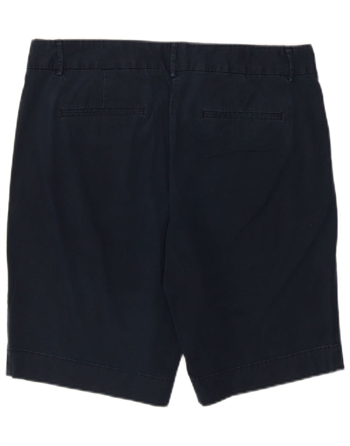J. CREW Chino Shorts til kvinder US 6 Medium W32 Marineblå Bomuld